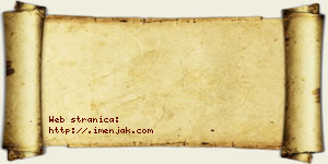 Josif Dimitrijević vizit kartica